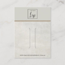 AUS DER WEISSGRAD KONCRETE HAIR CLIP DISPLAY CARD