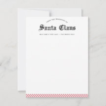 Aus der Werkstatt des Santa Claus Stationery, Card