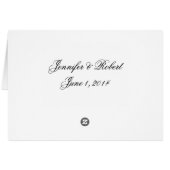 Aus der Zeltkarte "Beaten Path Tischnummer" (Rückseite Horizontal)