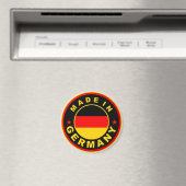 aus deutscher Landesflagge und Briefmarke Magnet (In Situ (Geschirrspüler))