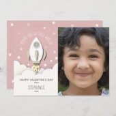 Aus diesem Welt rosa Raketenvalentiner Foto (Vorne/Hinten)