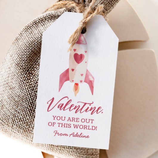 Aus diesem Welt-Weltraum-Kinder-Valentinstag Geschenkanhänger