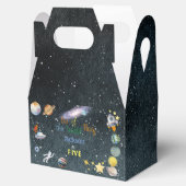 Aus diesem Weltraum-Abenteuer-Kindergeburtstag Geschenkschachtel (Geöffnet)