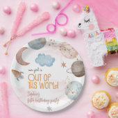 Aus diesem Weltraum-Abenteuer-Kindergeburtstag Pappteller (Party)