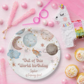 Aus diesem Weltraum-Abenteuer-Kindergeburtstag Pappteller (Party)