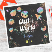 Aus diesem Weltraum-Abenteuer-Kindergeburtstag