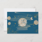 Aus diesem Weltraum Geburtstag Dankeskarte (Rückseite)