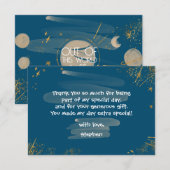 Aus diesem Weltraum Geburtstag Dankeskarte (Vorne/Hinten)