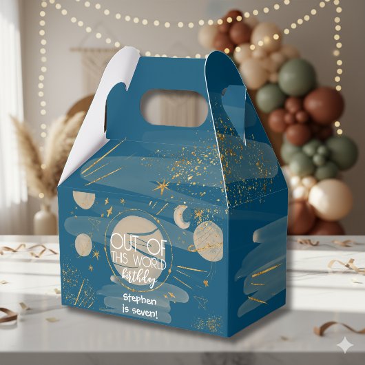 Aus diesem Weltraum Geburtstag Geschenkschachtel