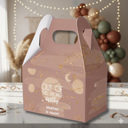 Aus diesem Weltraum Geburtstag Geschenkschachtel