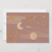 Aus diesem Weltraum Geburtstagseinladung Einladung (Rückseite)