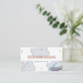 Aus diesem Weltraum-Party-Lebensmitteletikett Platzkarte (Stehend Vorderseite)