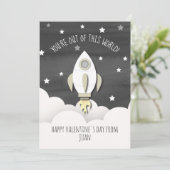 Aus diesem Weltraum Raketen-Klassenzimmer Valentin (Stehend Vorderseite)