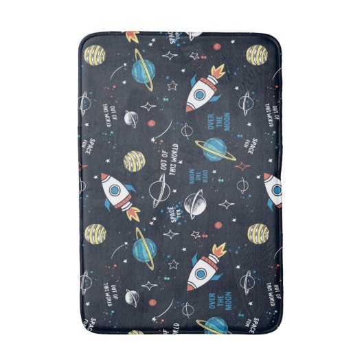 Aus diesem Weltraummuster Badematte (Vorderseite Vertikal)