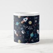 Aus diesem Weltraummuster Jumbo-Tasse (Vorderseite)
