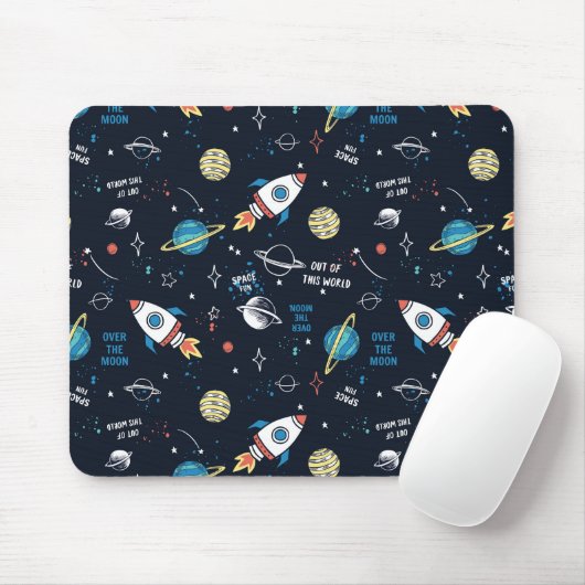 Aus diesem Weltraummuster Mousepad (Mit Mouse)