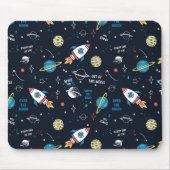 Aus diesem Weltraummuster Mousepad (Vorne)