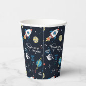 Aus diesem Weltraummuster Pappbecher (Rechts)