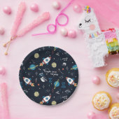 Aus diesem Weltraummuster Pappteller (Party)