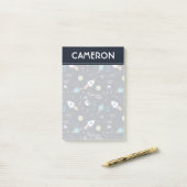 Aus diesem Weltraummuster Post-it Klebezettel (Auf Schreibtisch)