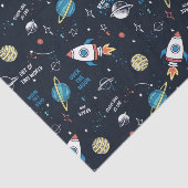 Aus diesem Weltraummuster Seidenpapier (Ausschnitt)