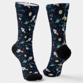 Aus diesem Weltraummuster Socken (Gewinkelt)