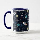 Aus diesem Weltraummuster Tasse (Links)