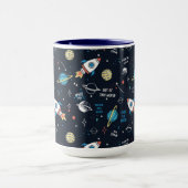 Aus diesem Weltraummuster Tasse (Zentrum)