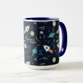 Aus diesem Weltraummuster Tasse (VorderseiteRechts)