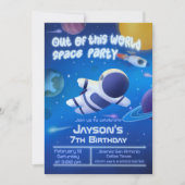 Aus diesem World Space Party Einladung (Vorderseite)