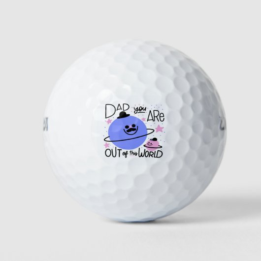 Aus diesem World Vater Golf Balls Golfball (Vorderseite)