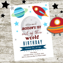 Aus dieser Welt 1. Geburtstag Einladung