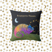 Aus dieser Welt Chameleon im Kosmos Kissen