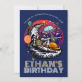 Aus dieser Welt Geburtstag Einladung (Vorderseite)