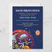 Aus dieser Welt Geburtstag Einladung (Rückseite)