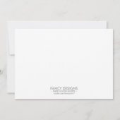 Aus dieser Welt heraus Einladung (Rückseite)