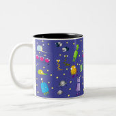 Aus dieser Welt-Kaffee-Tasse Zweifarbige Tasse (Links)