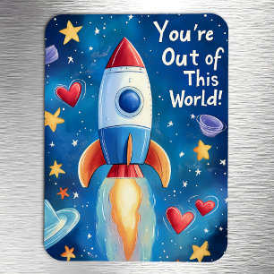Aus dieser Welt kids Valentinstag Magnet