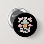 Aus dieser Welt Meme Funny Zitat Button (Vorne & Hinten)