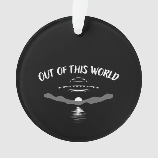Aus dieser Welt Meme Joke Ornament (Vorderseite)