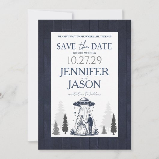 Aus dieser Welt Save The Date (Vorderseite)