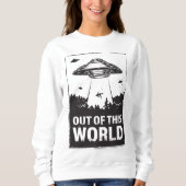 Aus dieser Welt UFO-Entführung Sweatshirt (Vorderseite)