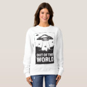 Aus dieser Welt UFO-Entführung Sweatshirt (Vorne ganz)
