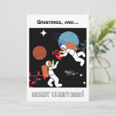 Aus dieser Welt Weihnachtskarte (Stehend Vorderseite)