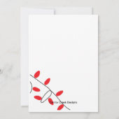 Aus dieser Welt Weihnachtskarte (Rückseite)