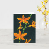 "Aus Dunkelheit heraus" Karte von der (Gelbe Blume)