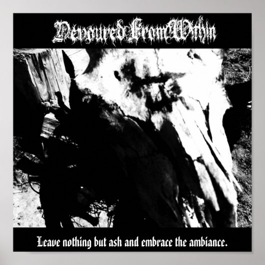 Aus einem Poster vergossen (Vorne)