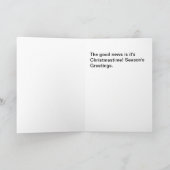 Aus Eis-lustiger Karte heraus (Innenseite)