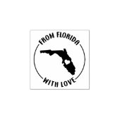 Aus Florida mit Liebe Gummistempel (Prägung)