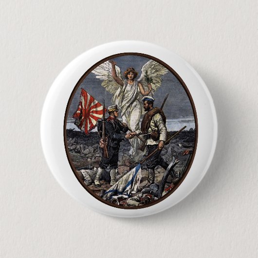 Aus Furcht, dass wir das Russo-Japanische Button (Vorderseite)